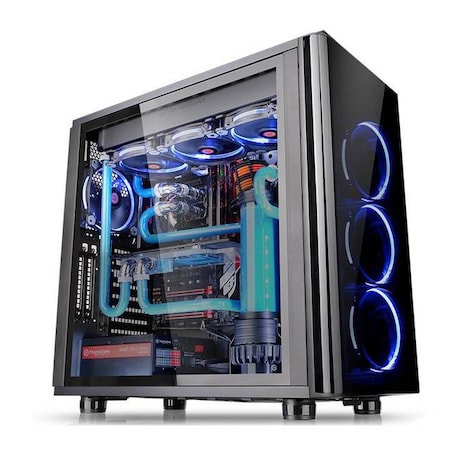 Thermaltake View 31 TG No Power Supply ATX Mid Tower (Black) CA-1H8-00M1WN-00